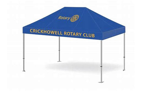 3m x 4m (10ft x 15ft) Printed Gazebo