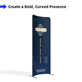 Magnetic Curved Fabric Banner Stand