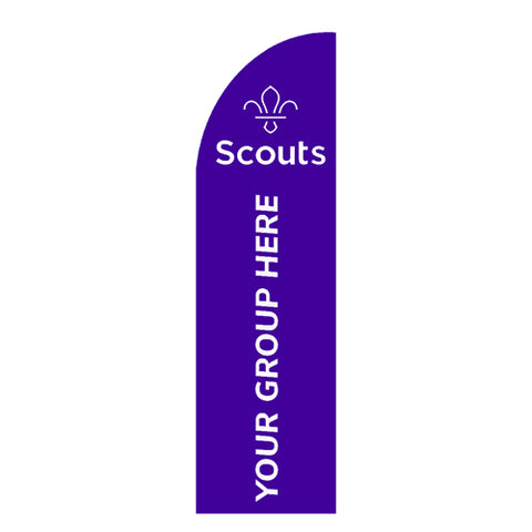 Scouts Feather Flag - Straight