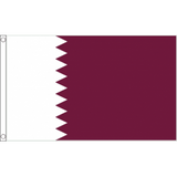 Qatar National Flag - Budget 5 x 3 feet Flags - United Flags And Flagstaffs