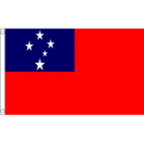 Samoa National Flag - Budget 5 x 3 feet Flags - United Flags And Flagstaffs