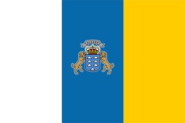 Canary Islands (State) National Flag Printed Flags - United Flags And Flagstaffs