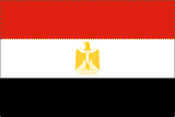 Egypt National Flag Printed Flags - United Flags And Flagstaffs