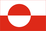 Greenland National Flag Printed Flags - United Flags And Flagstaffs