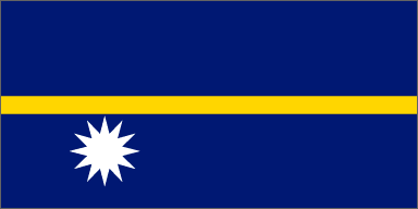 Nauru National Flag Printed Flags - United Flags And Flagstaffs