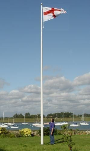 Fibreglass Flagpoles With Hinged Base – United Flags And Flagstaffs