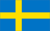 Sweden National Flag Printed Flags - United Flags And Flagstaffs